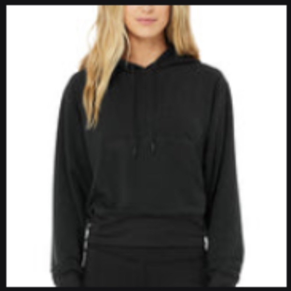 Alo Yoga Black open back Hoodie